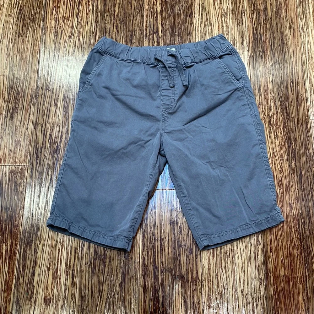 Tucker + Tate boys gray cotton drawstring shorts size XL